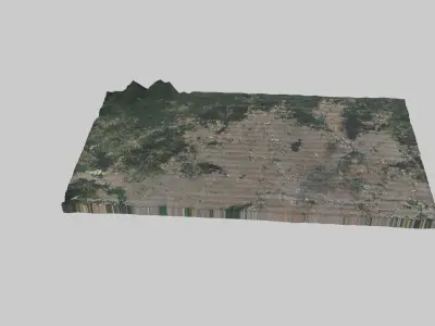 Santo Andre City Low-poly 3D model