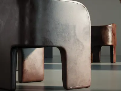 Furniture Armchair 002 3D model