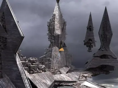 RA City Floating 3 3D model