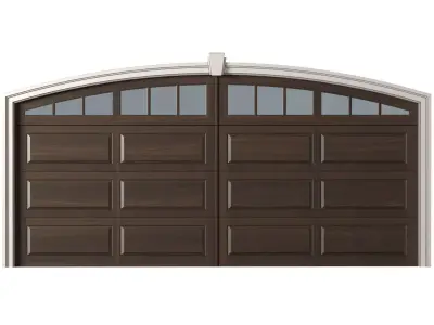 Automatic Classic Modern Garage Doors 3D model