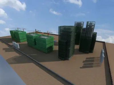 Construction Scene  3D model