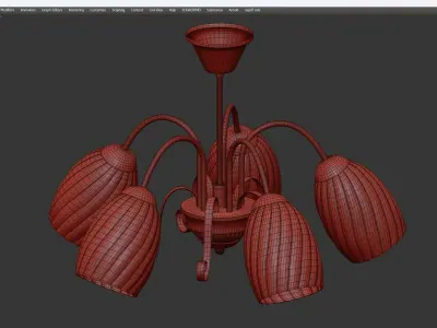 ESCADA Anna Low-poly 3D model