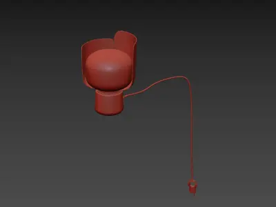 Blom table lamp from Fontana Arte 3D model