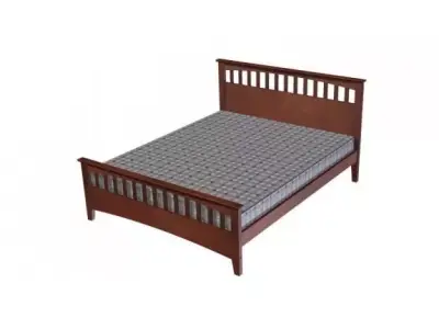 Bed double 3D model