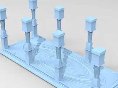 Occult observatory insignia Walkway 1  3D model