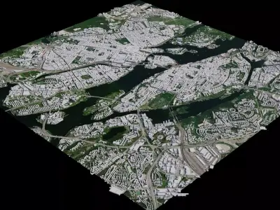 Stockholm - Sweden 3D model