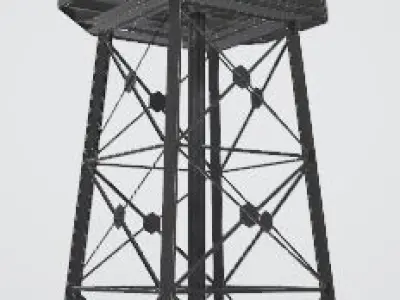 Water Tower 3D model