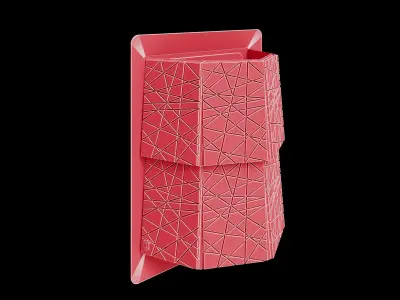 Baccarat Tuile De Cristal Frozen Sconce 3D model
