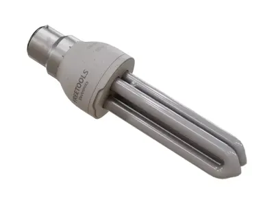 CFL bulb Low-poly 3D model