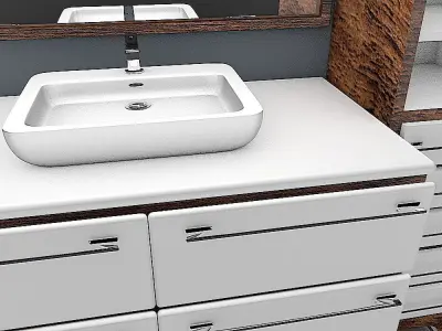 Bathroom Cabinet 3D model