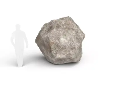 Rock M04A Low-poly 3D model