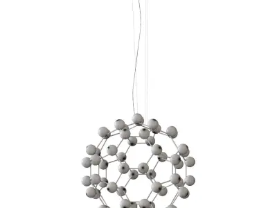 Fullerene pendant lamp 3D model