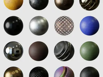 General Blender Material Pack 3D model