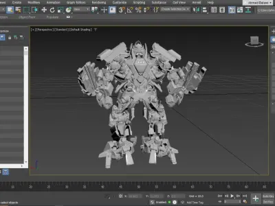 Transformer Ironhide High Quality 3Ds Model  3D model
