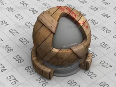 Box 3D model egg Texture