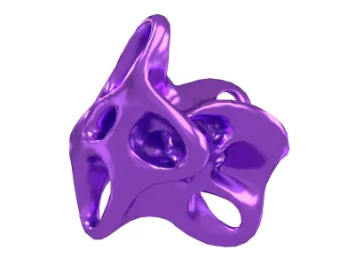 Abstract Shape v27 004 Low-poly 3D model