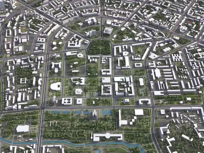 Tashkent Low-poly 3D model