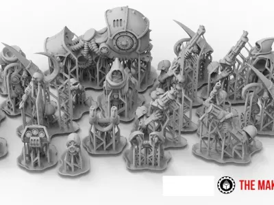 Dark Techno Arachnovectors 3D print model