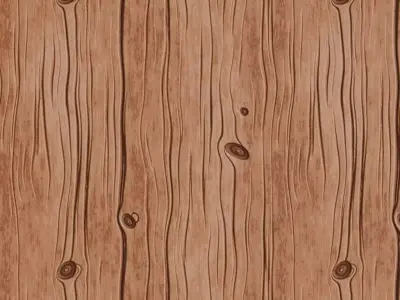 Natural Knotty Pine Wood Surface PBR Texture