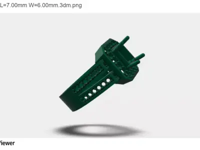 Women Ring with an Asscher Cut Center Stone 3D print model