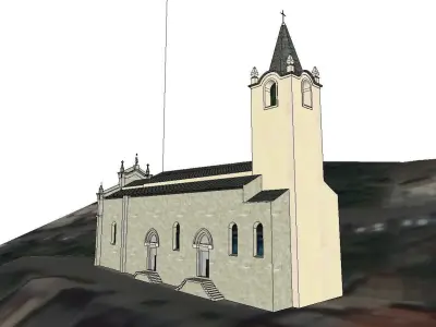 Architecture-Religion-God-Culture-Temple-0127 church 3D model