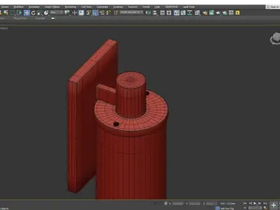 YEON SINGLE SCONCE Low-poly 3D model