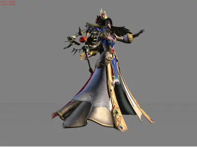 Vexana The Sun Empress Low-poly 3D model