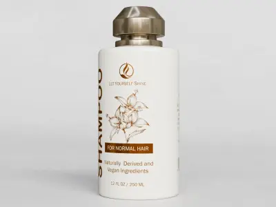 ShineOn Shampoo Low-poly 3D model