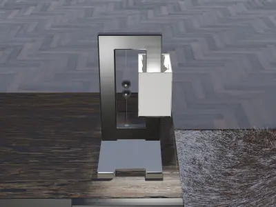 Modern Nightstand lamp bedstand lamp Low-poly 3D model