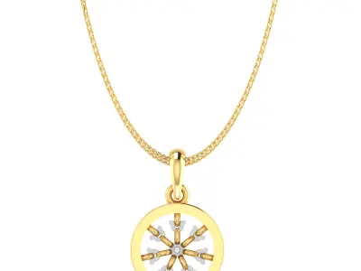 Ring Earrings Pendant Combo 3D print model