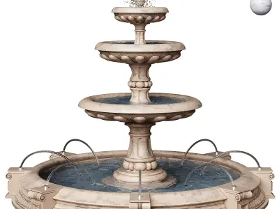 Fountain 3D model order
