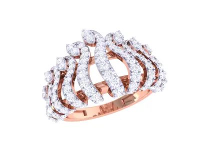  Women Ring MTL 3dm STL OBJ FBX Details 3D print model 19