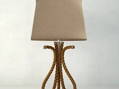 Nautical Rope Table Lamps 2 3D model