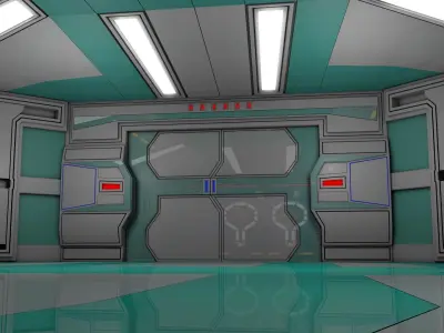 Sci Fi Room  3D model