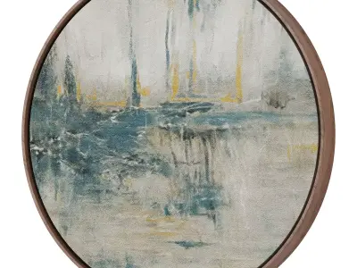Abstract Painting Frame set 3D model 792