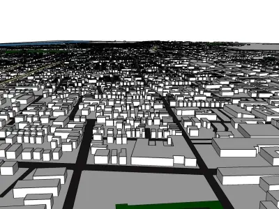 North Charleston city USA  Full City 3d model 3D model