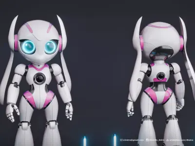 PW01 Droid - 3D printing 3D print model
