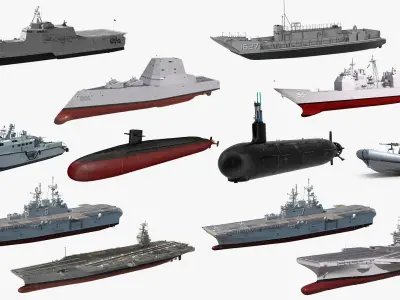  US Warships Collection 8 