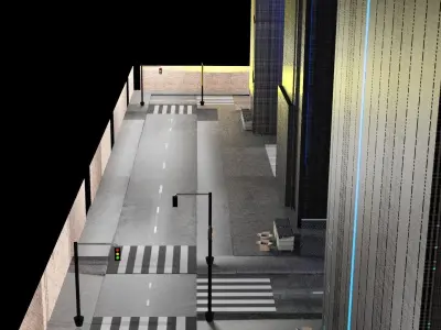 Making 3D Mega City In Blender  3D model