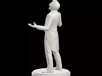 Joker DC Comics Statue On Base 3D print model