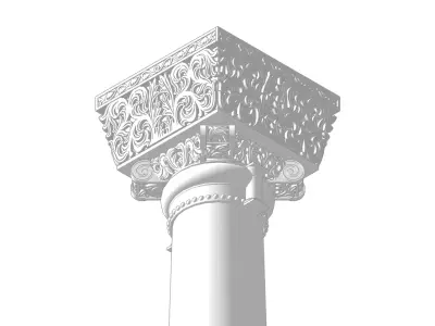 Hagia Sophia 01 Column 3D model