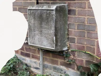 Outside Weathered Electrical box 3D model