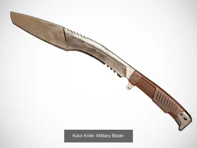 Kukri Knife Collection 3D Model Pack