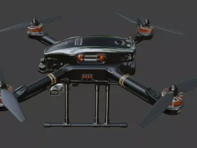 Hexacopter Drone 3D Model 3D model