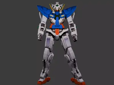 Gundam OO 3D model