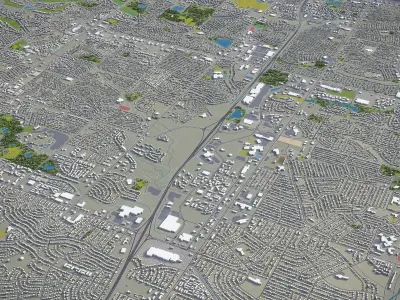 Thornton Low-poly 3D model