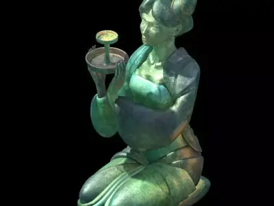Game Model - Tomb of the Ladies Light figurines 3D model
