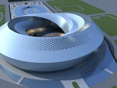 Exhibition Hall 3D model