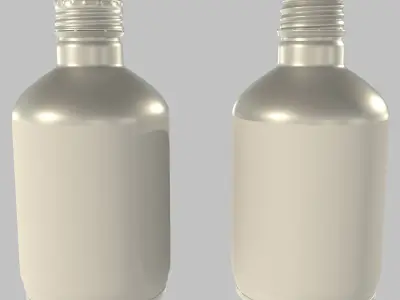 Aluminium Bottle 3D model