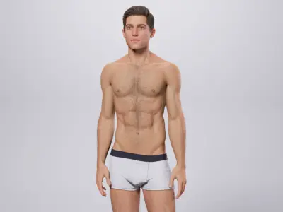 Basic Man 3D model